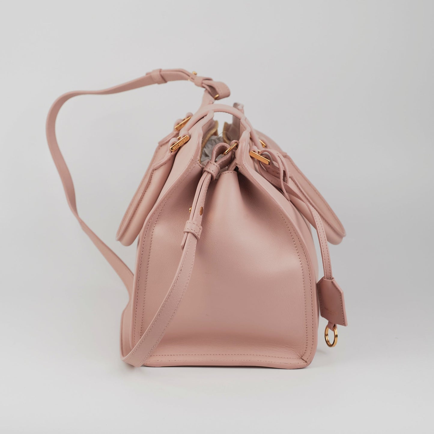 YSL Saint Laurent Cabas Bag Pink Small Tote Bag