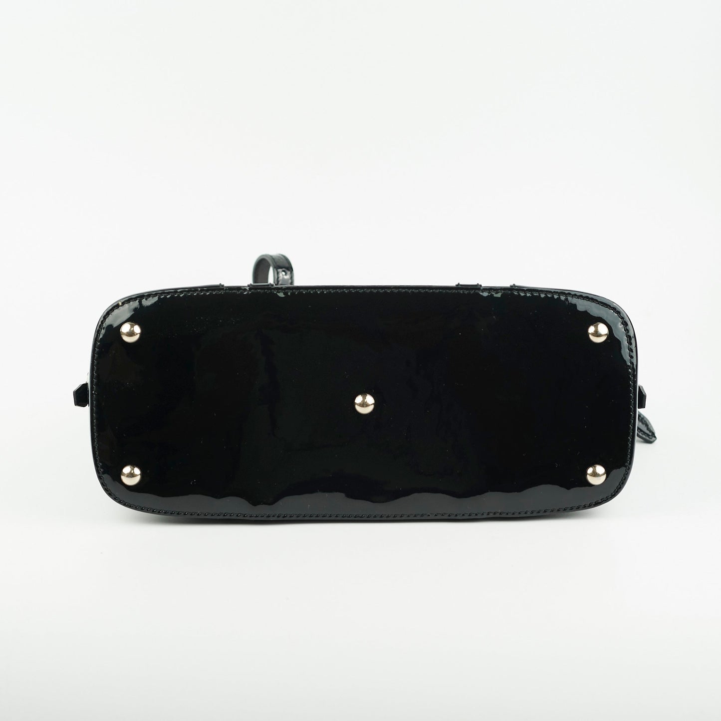Gucci Bowling Patent Bag Black Shoulder Bag