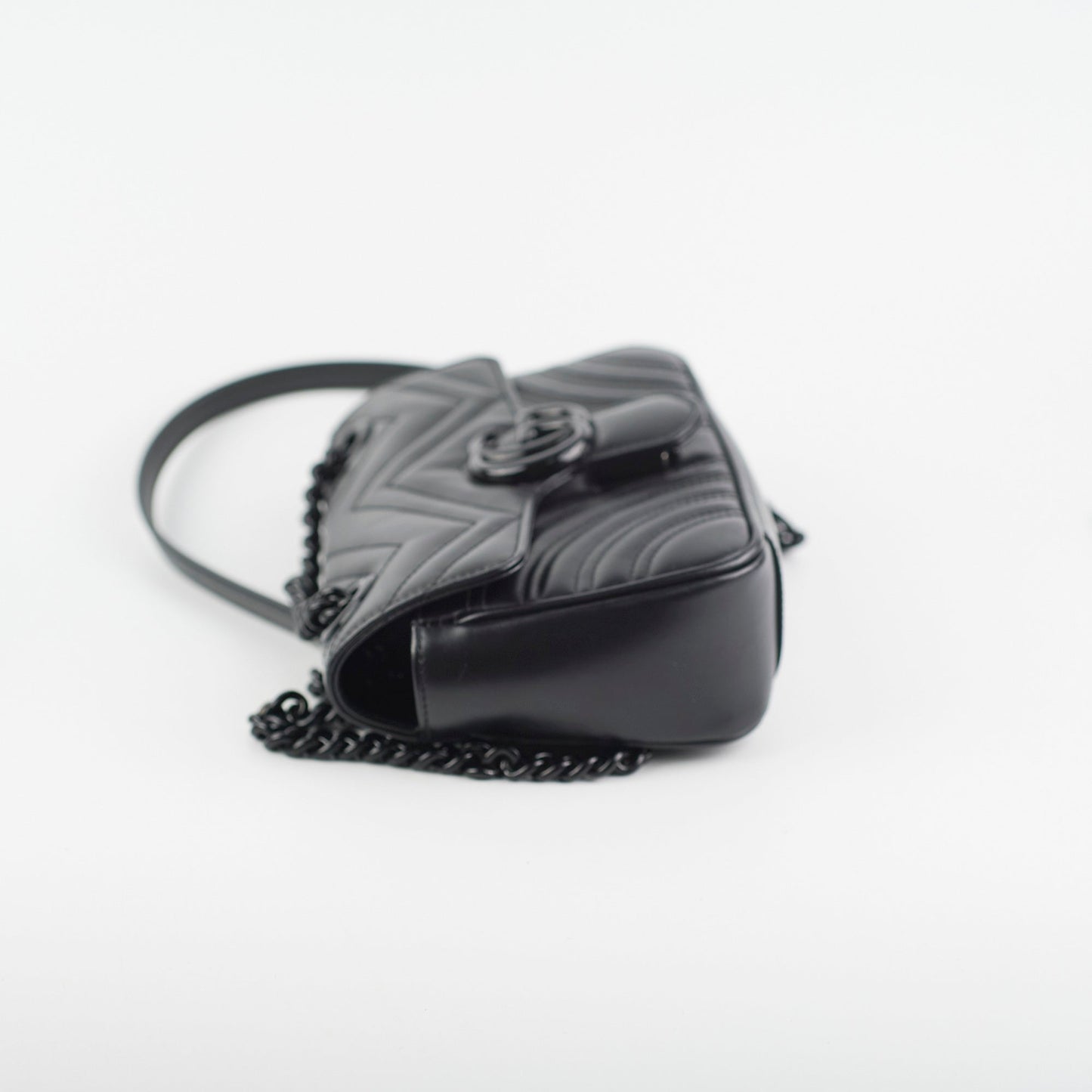 Gucci Marmont Shoulder Bag Black Mini Crossbody Bag