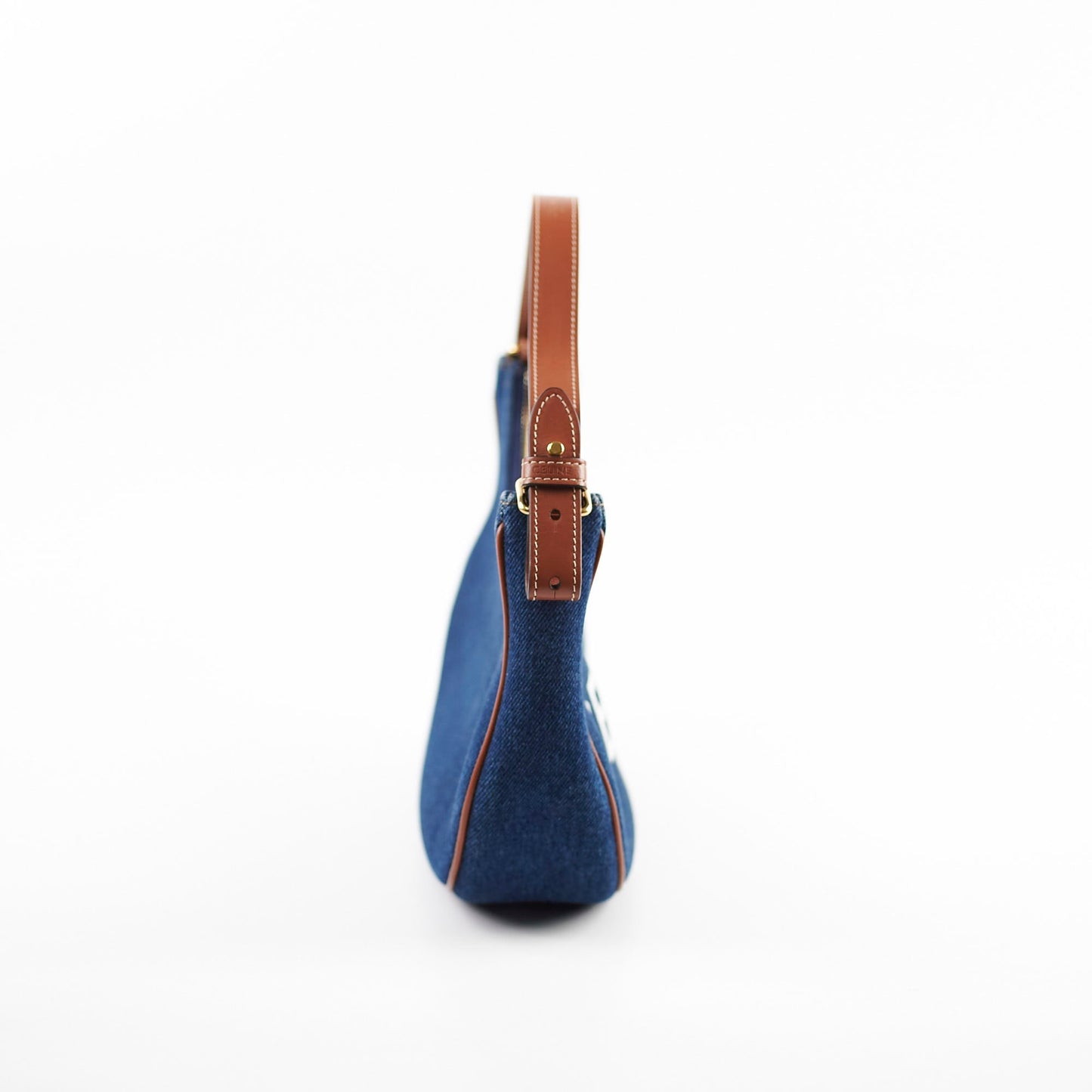 Luxury Ava Shoulder Bag Denim Medium