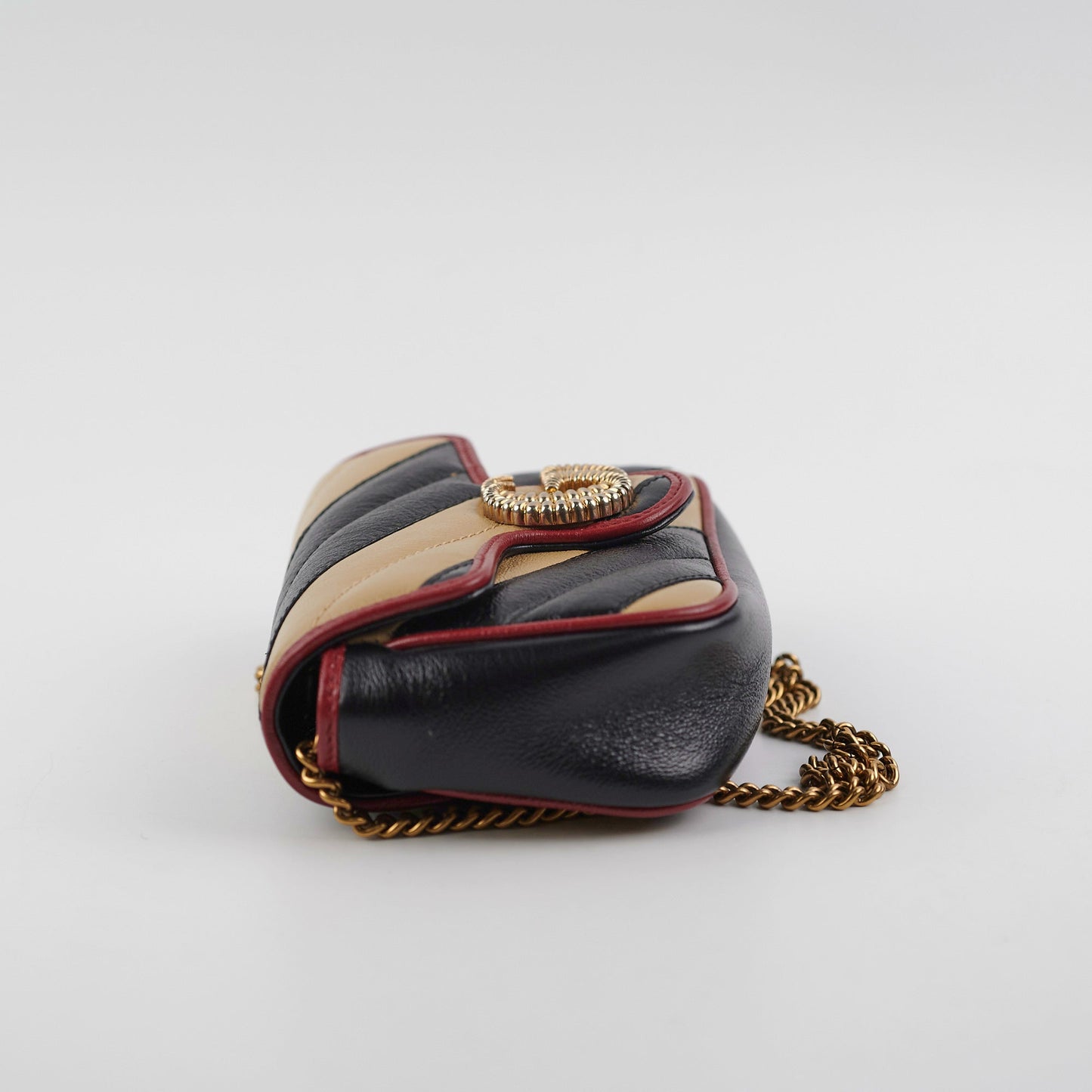 Gucci Super Marmont Tri Colour Crossbody Bag Mini