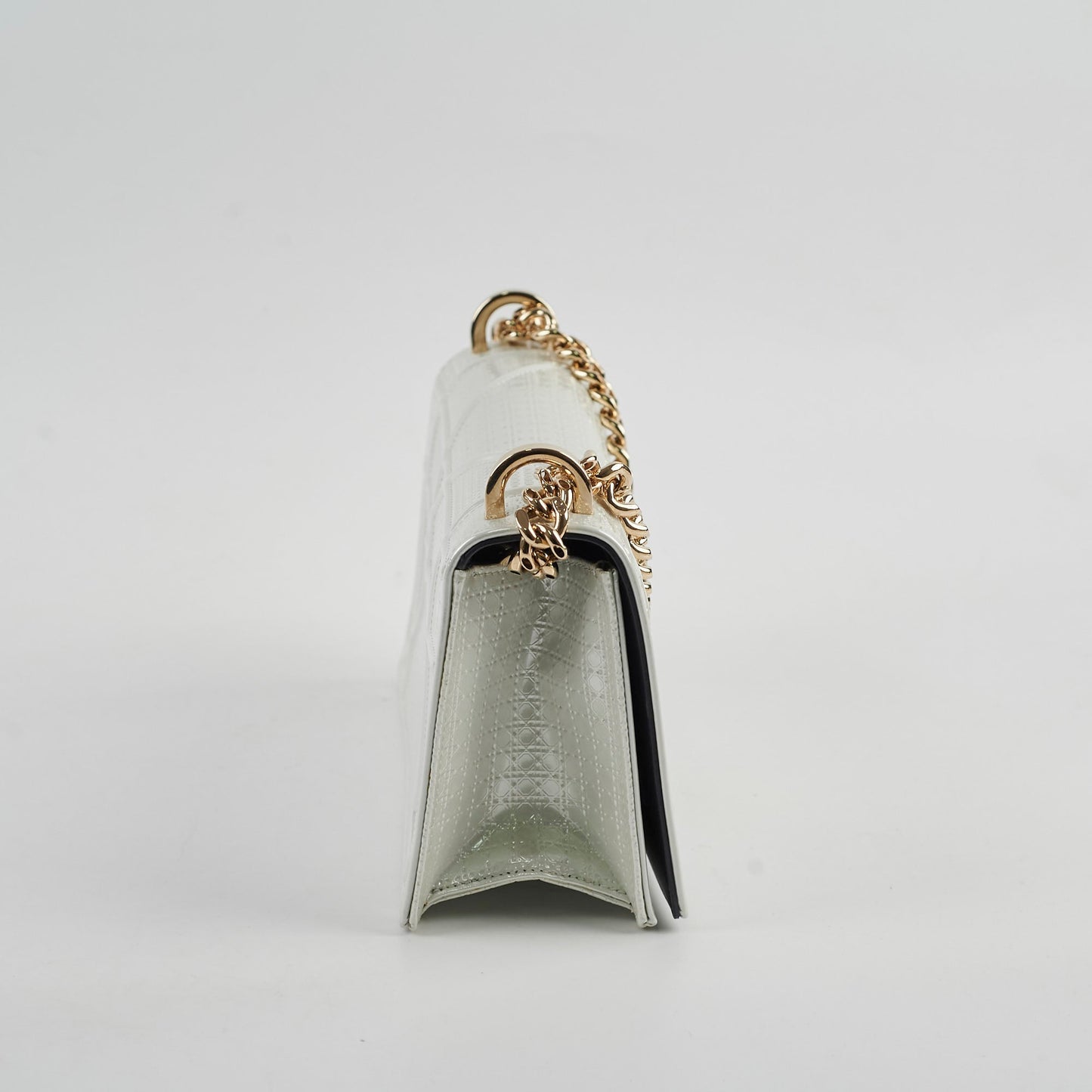 Dior ama Pearl Tote Bag White Small