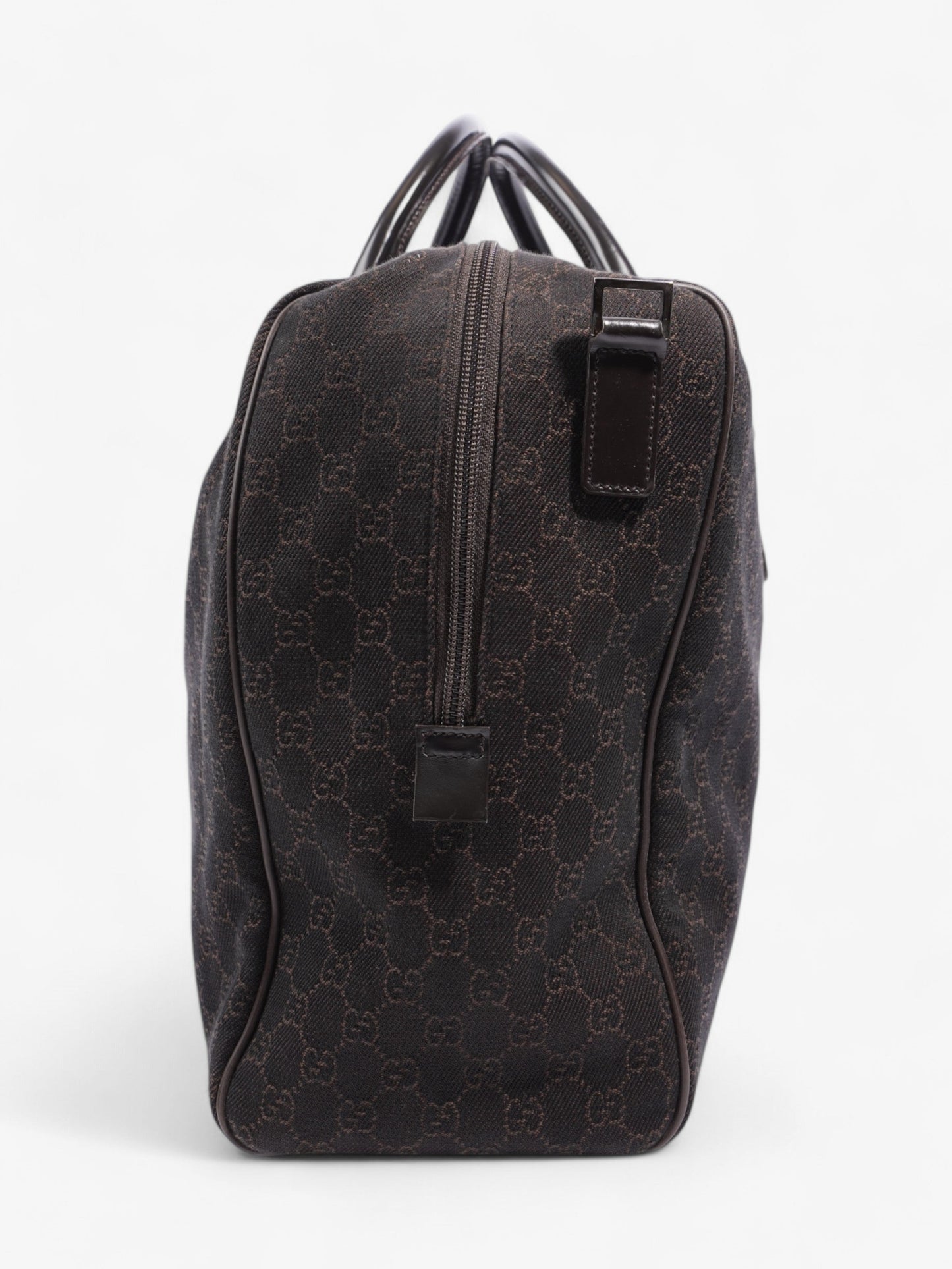 Gucci Boston Travel Bag Supreme Canvas Brown