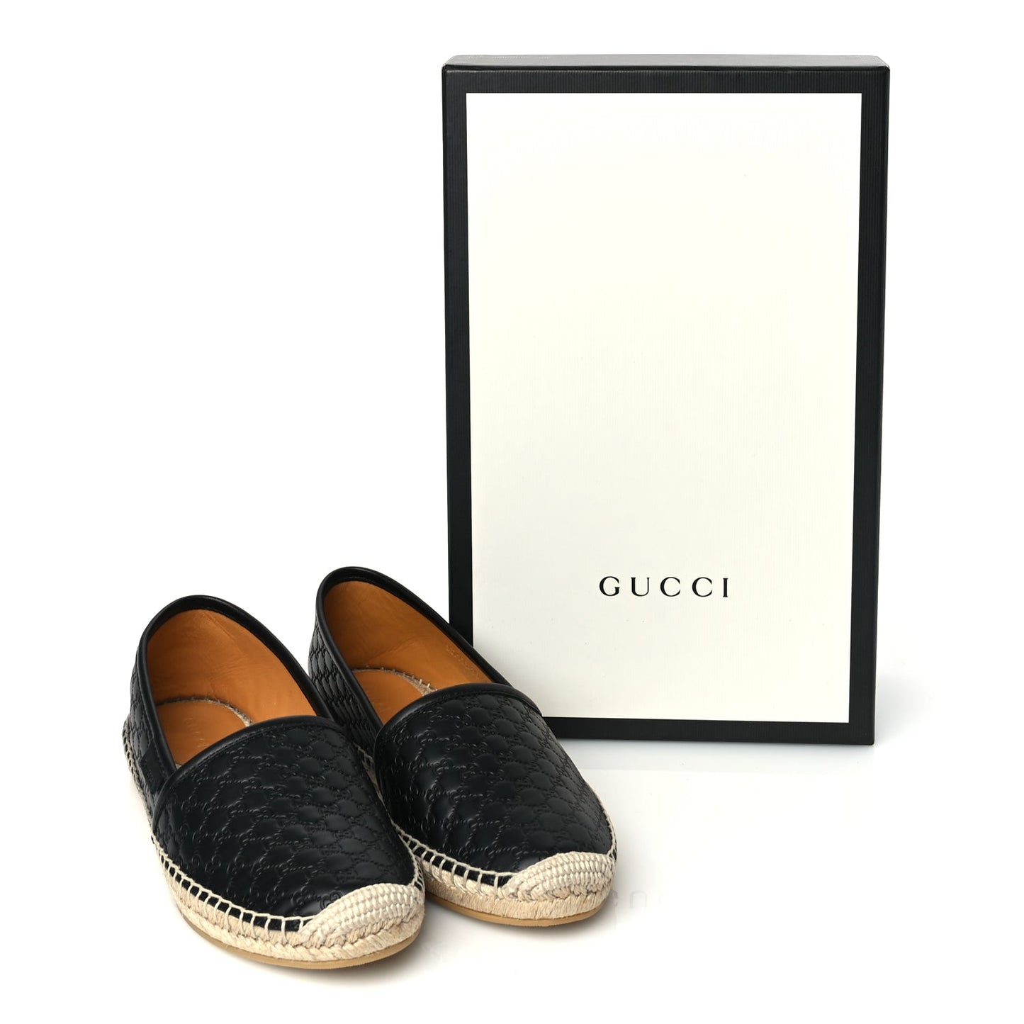 Gucci Microguccissima Signature Espadrilles 36 Black