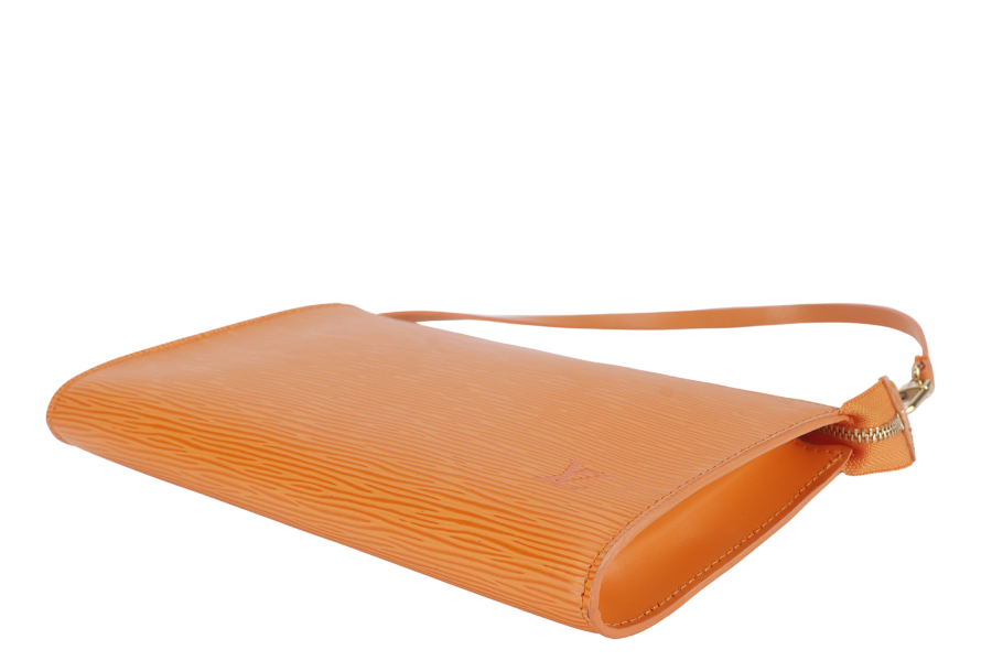 LOUIS VUITTON POCHETTE ACCESSOIRES POUCH (M5294H) MANDARIN EPI LEATHER GOLD HARDWARE NO DUST COVER