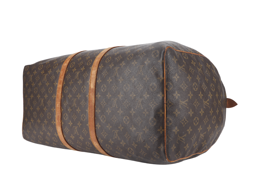 LOUIS VUITTON KEEPAL 60 MONOGRAM CANVAS GOLD HARDWARE NO DUST COVER