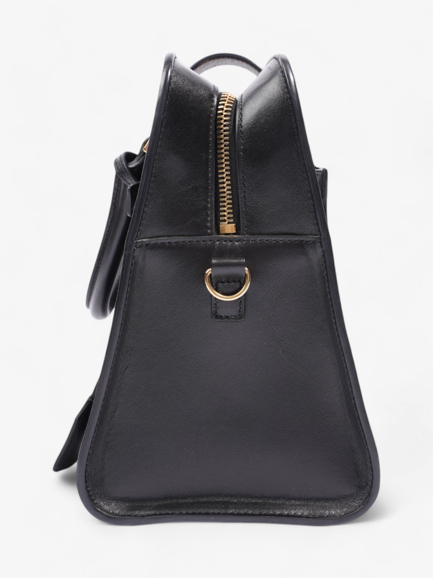 YSL Saint Laurent Cabas Calfskin Crossbody Bag Leather Black Small