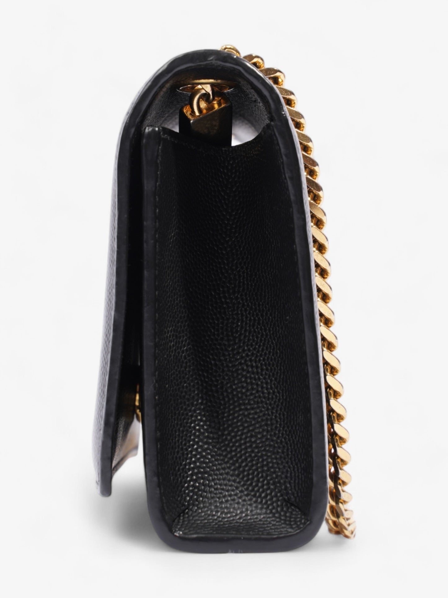 YSL Saint Laurent Kate Grained Crossbody Bag Leather Black Small