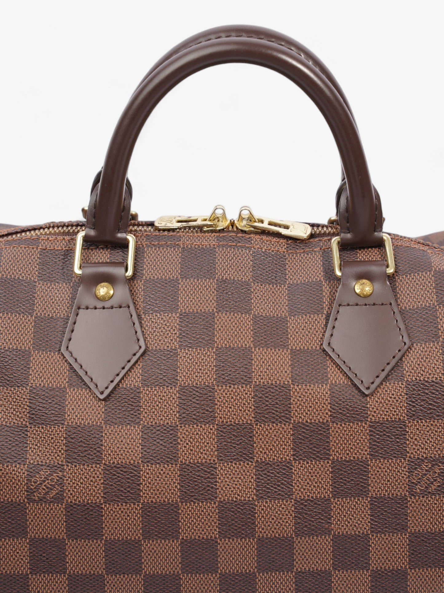 Louis Vuitton Speedy Bandouliere Ebene Coated 35 Canvas Coated Canvas Damier Apparel