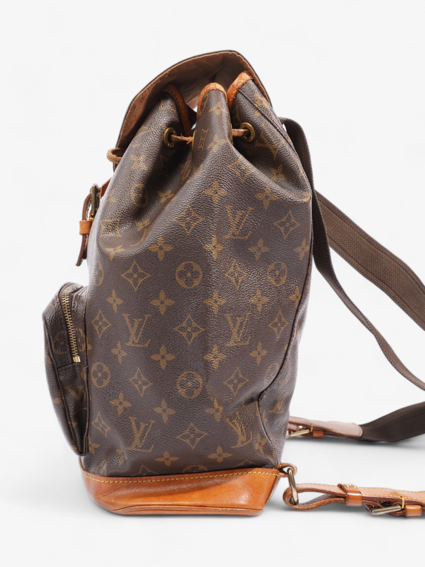 Louis Vuitton Montsouris Coated GM Monogram Canvas Coated Canvas Apparel Canvas Gm