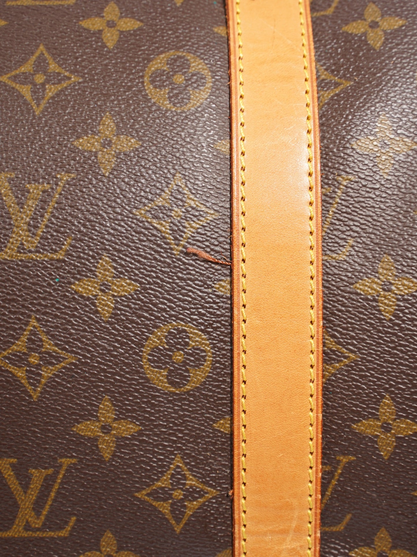 Louis Vuitton Keepall Coated 55 Monogram Canvas Coated Canvas Apparel Canvas 58