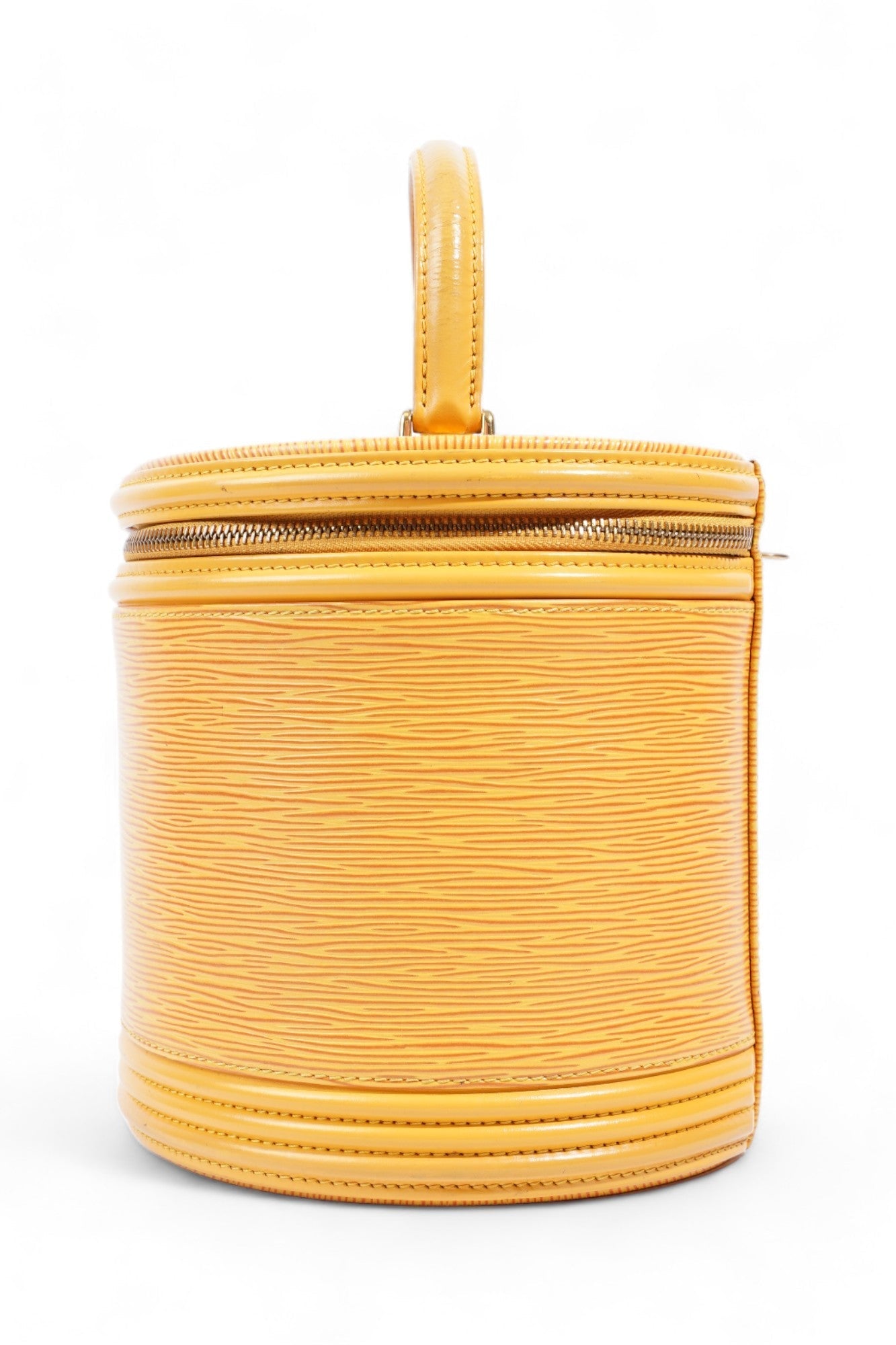 Louis Vuitton Cannes Mustard Epi Leather Handbag