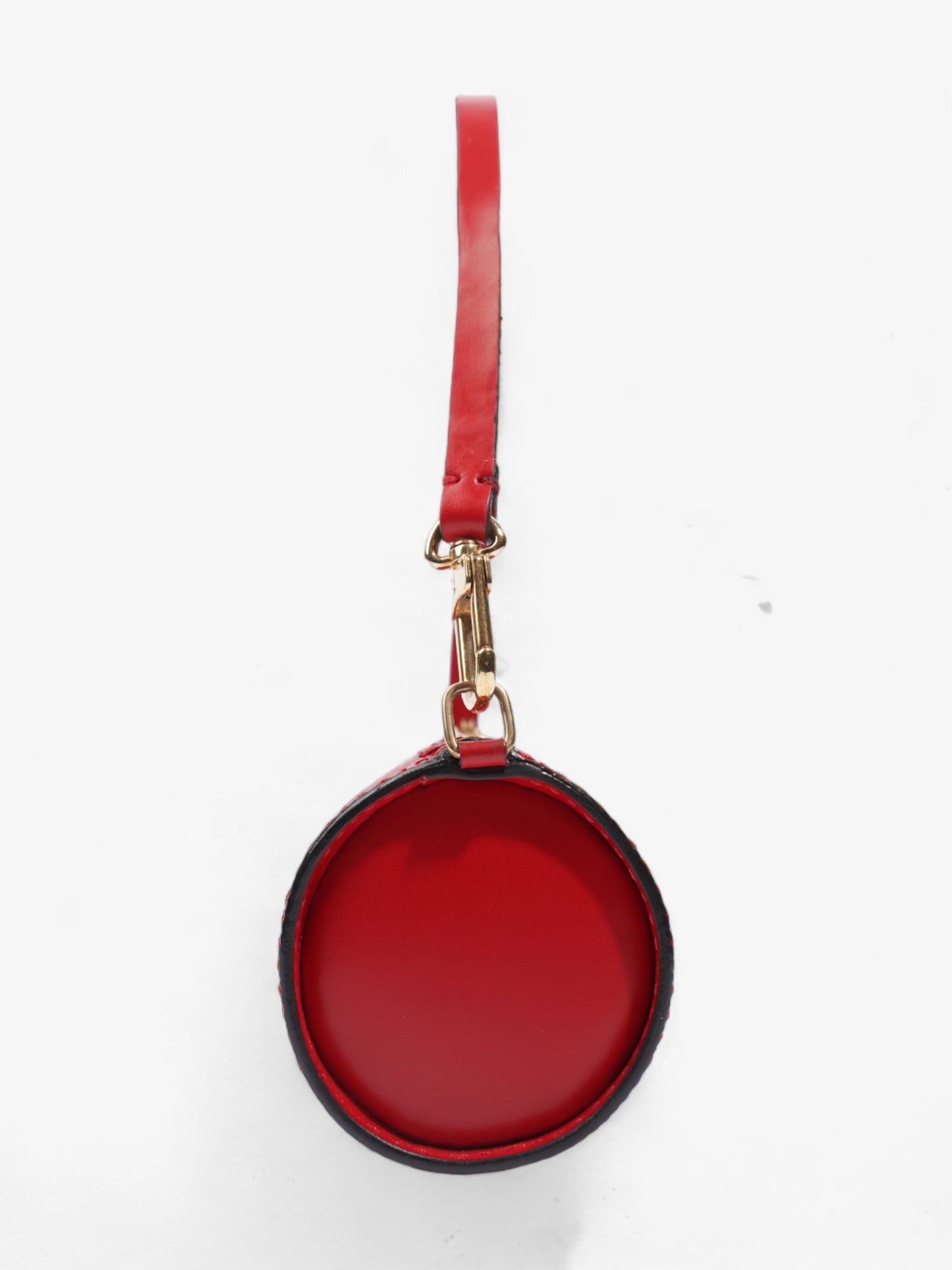 Louis Vuitton Soufflot Red Leather Epi Mini Bag