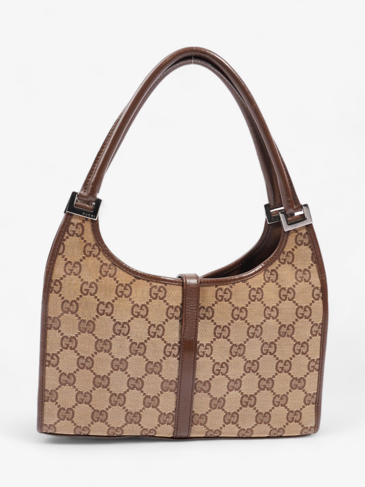 Gucci Jackie Shoulder Bag Canvas Brown