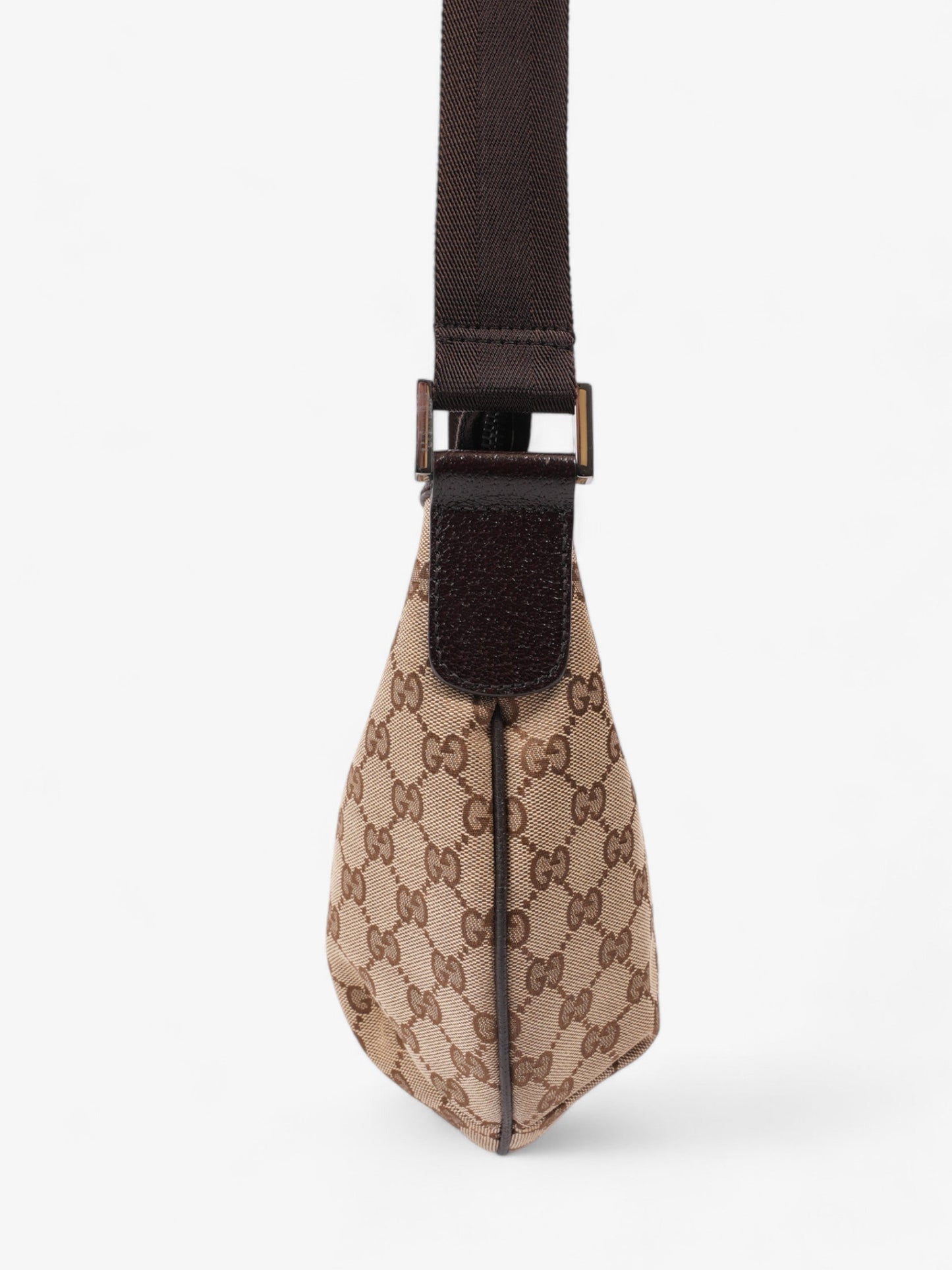 Gucci Shoulder Bag Canvas Brown Brown Canvas