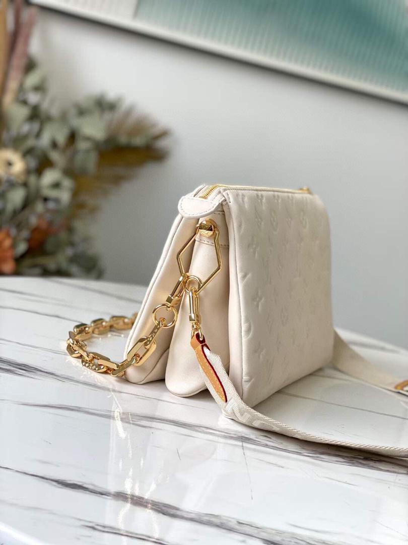 Top Quality Coussin Pm Embossed Puffy For Monogram Cream Crossbody Bag M57793 1081