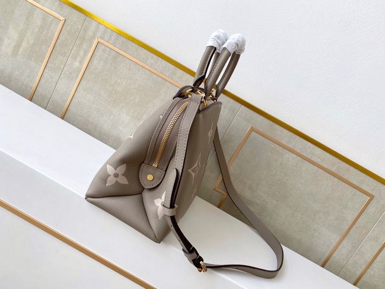 Top Quality Petit Palais Flowers Tourterelle Creme Monogram Crossbody Bag