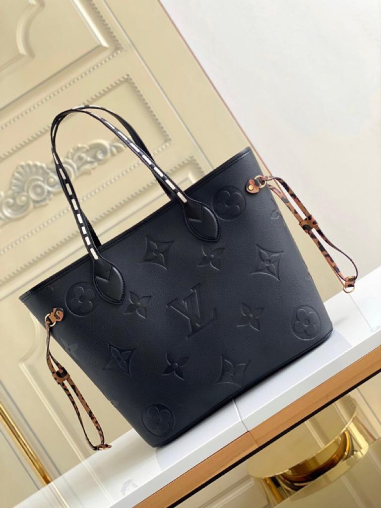 Top Quality Neverfull Mm Tote Bag Wild Monogram Black Shoulder Bag