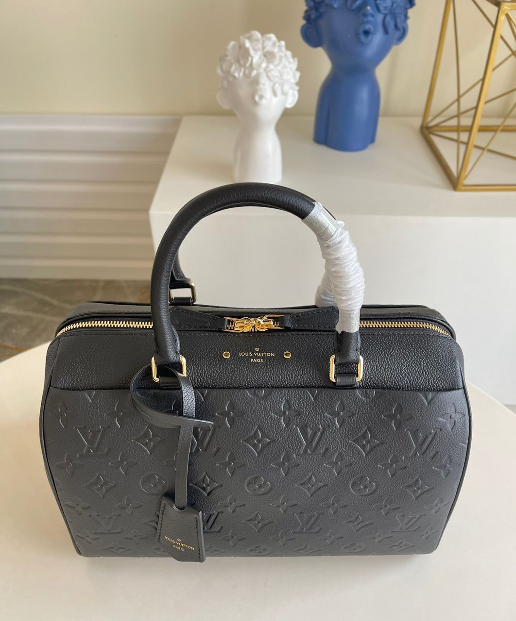 Top Quality Speedy Bandouliere Empreinte For Women Monogram Black Travel Bag
