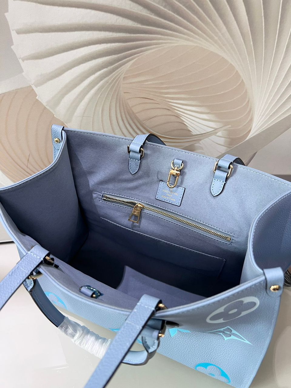 Top Quality Onthego Mm Empreinte Summer For Monogram Blue Tote Bag