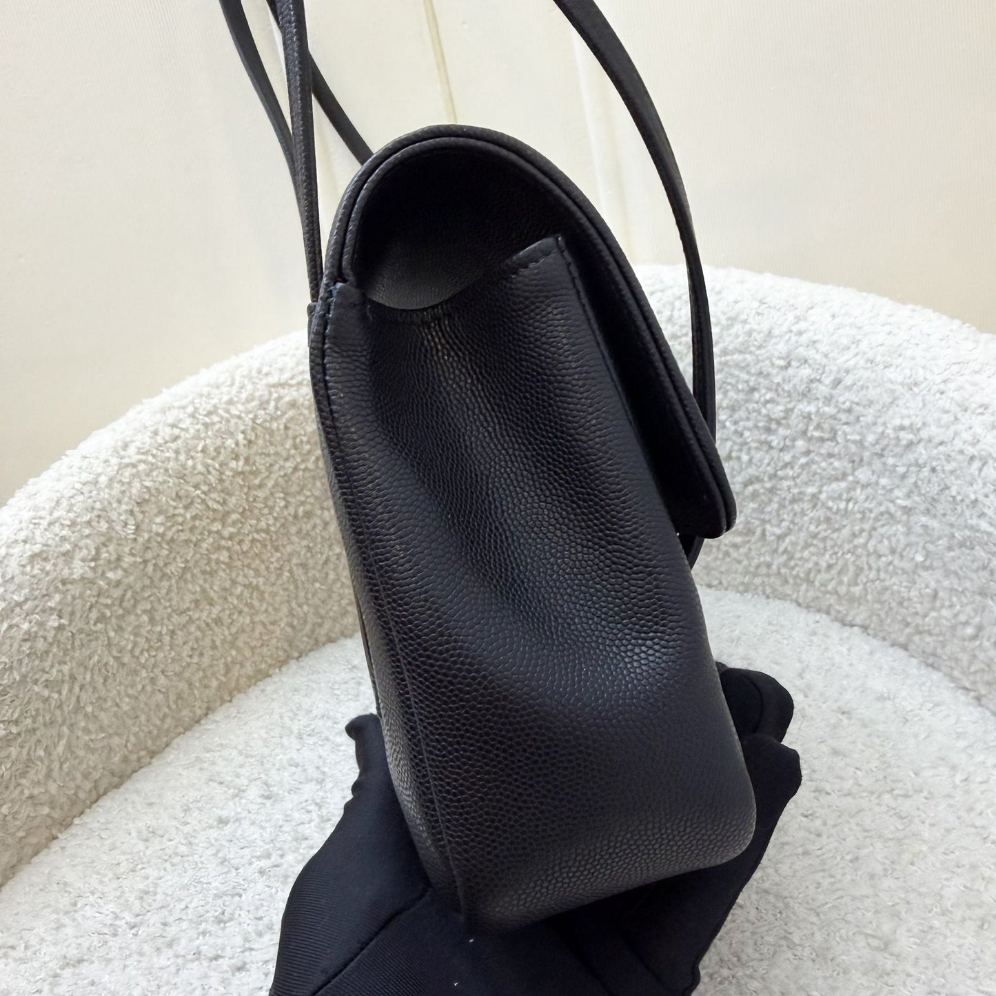 Chanel 26P Preppy Coco Small Flap Bag in Black Caviar and Ghw ( )