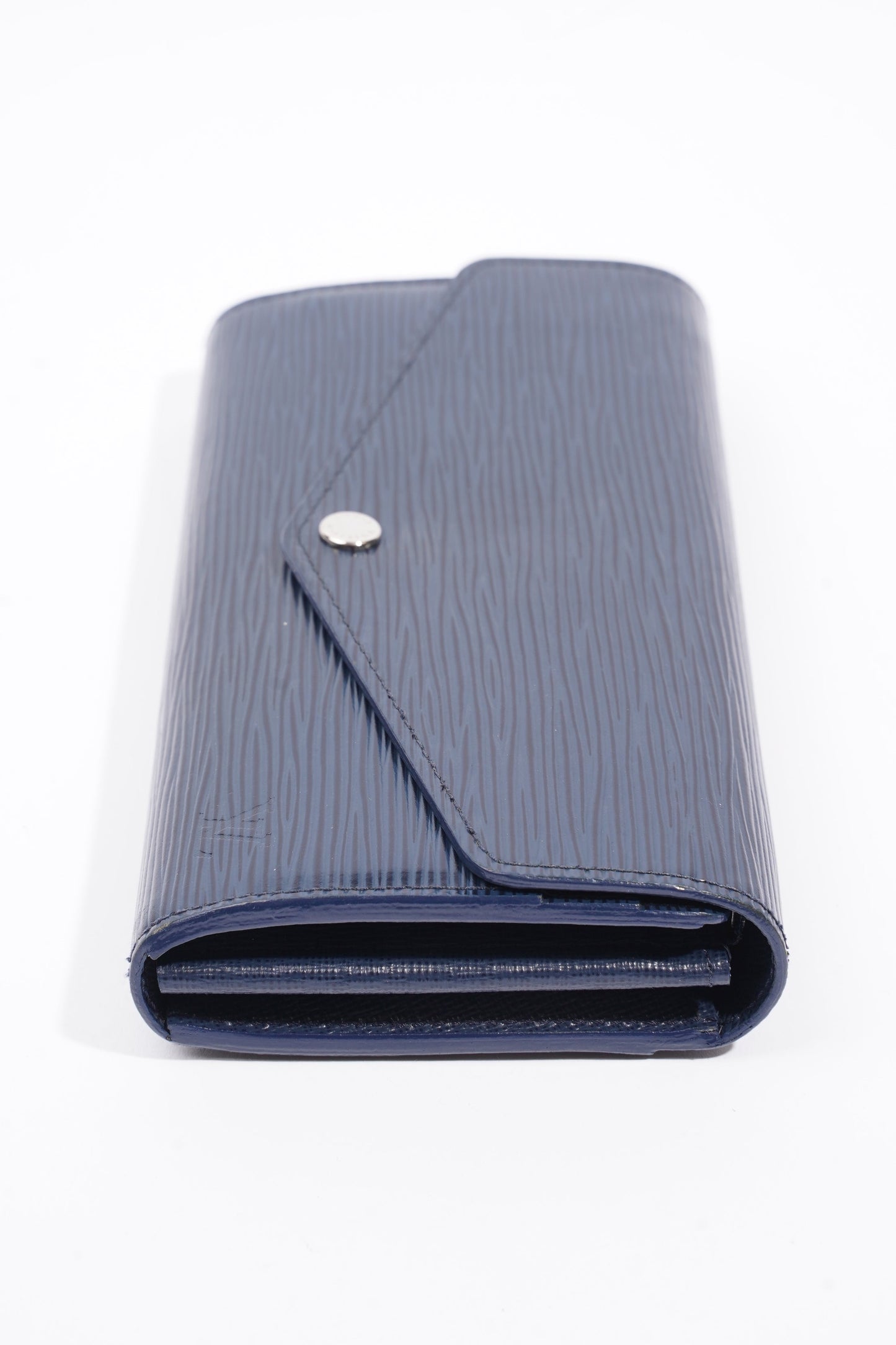 Louis Vuitton Portefeuille Sarah Navy Epi Leather Handbag