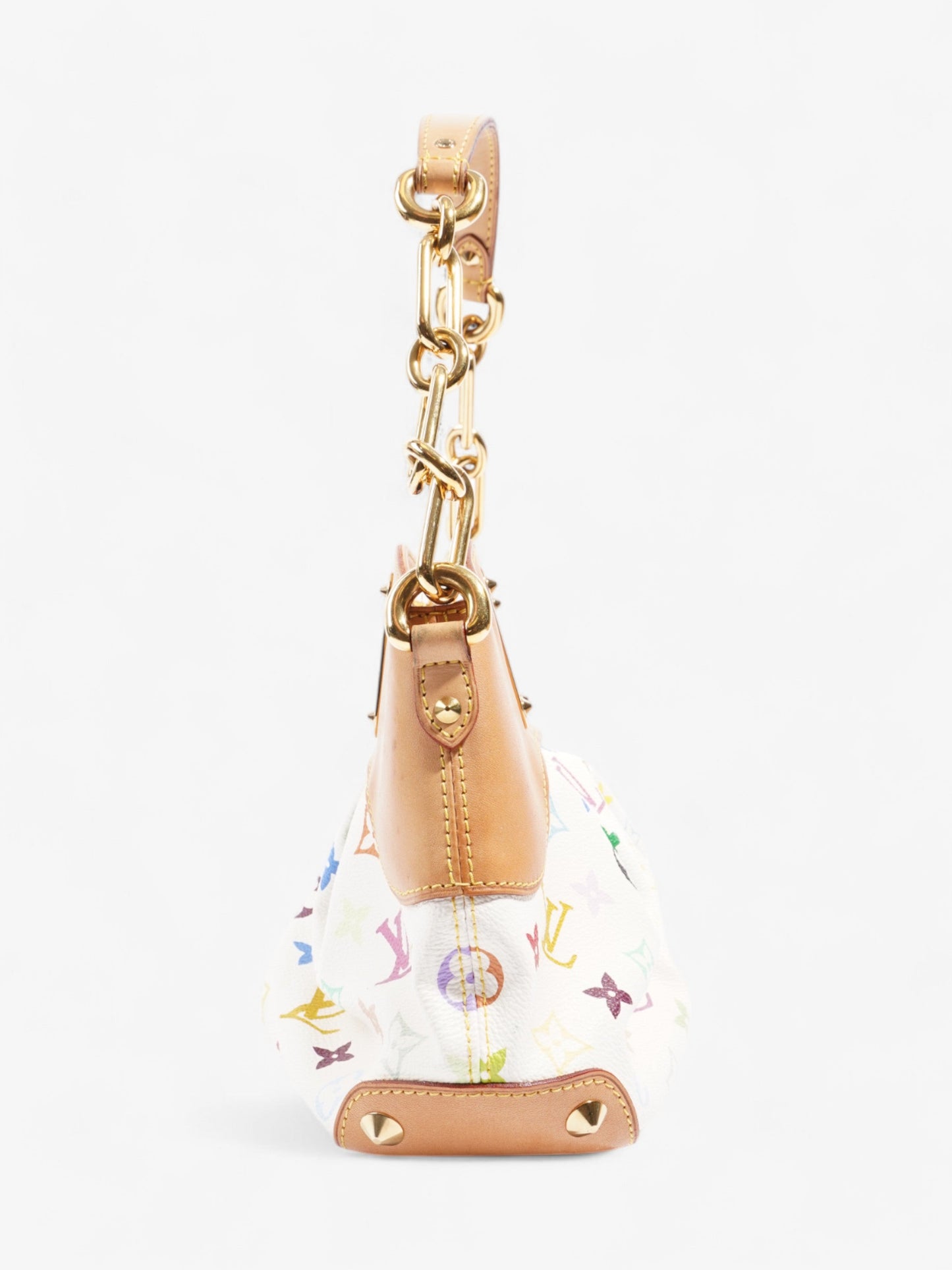Louis Vuitton Takashi Murakami Judy Coated Canvas Multicolour White PM Apparel