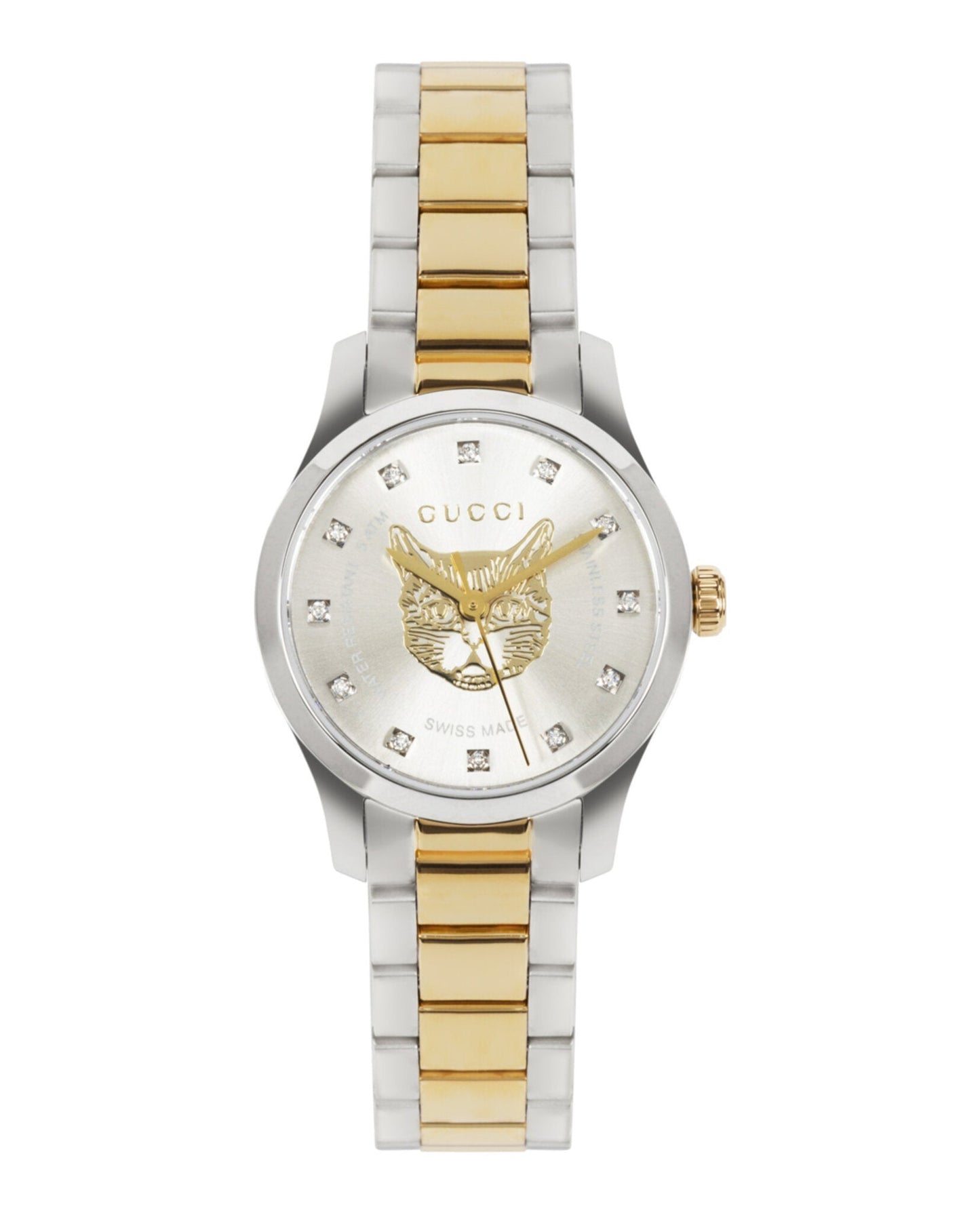 Gucci Womens Two Tone 27mm Bracelet Fashion Watch