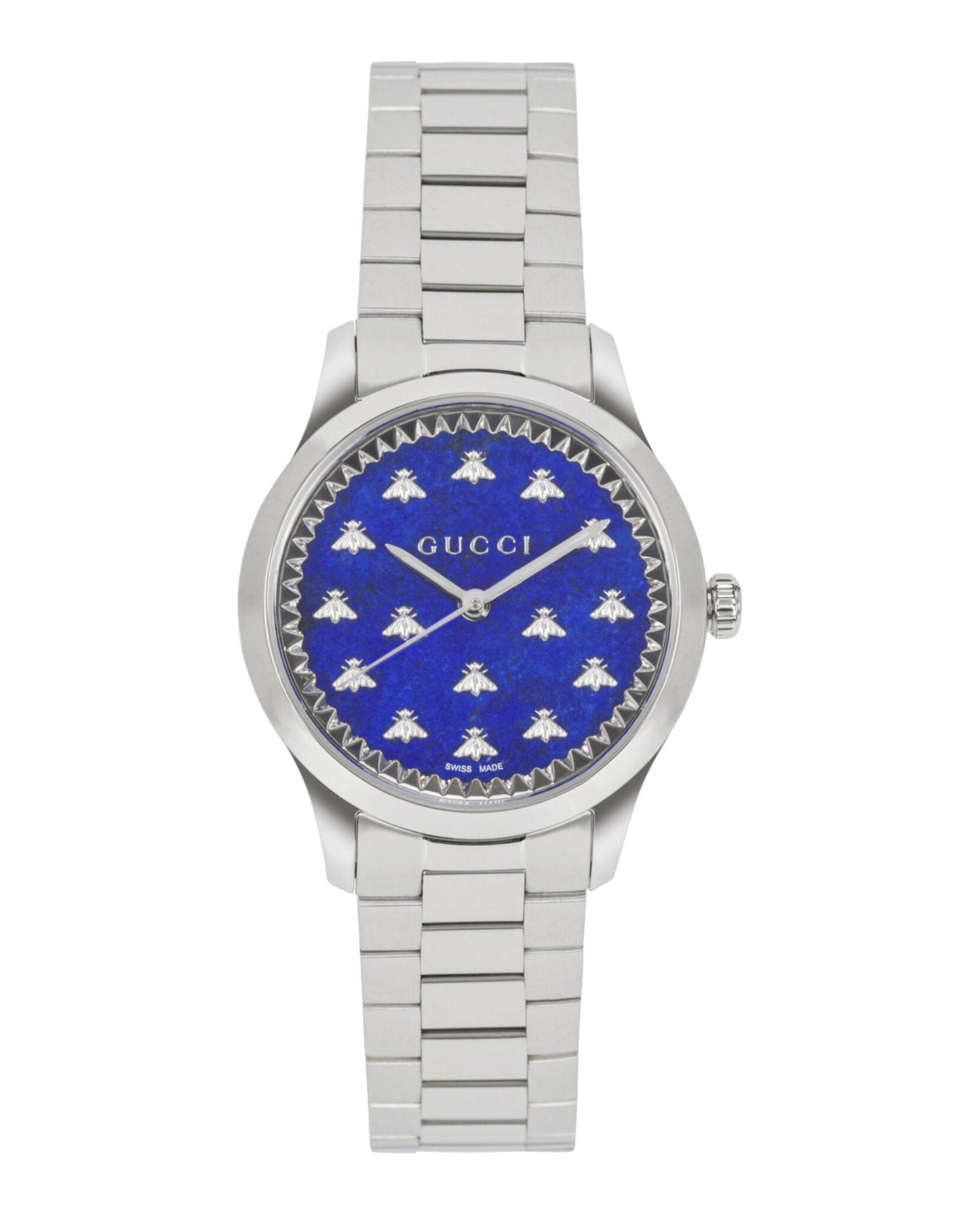 Gucci Womens Stainless Steel 32mm Bracelet Fashion Watch