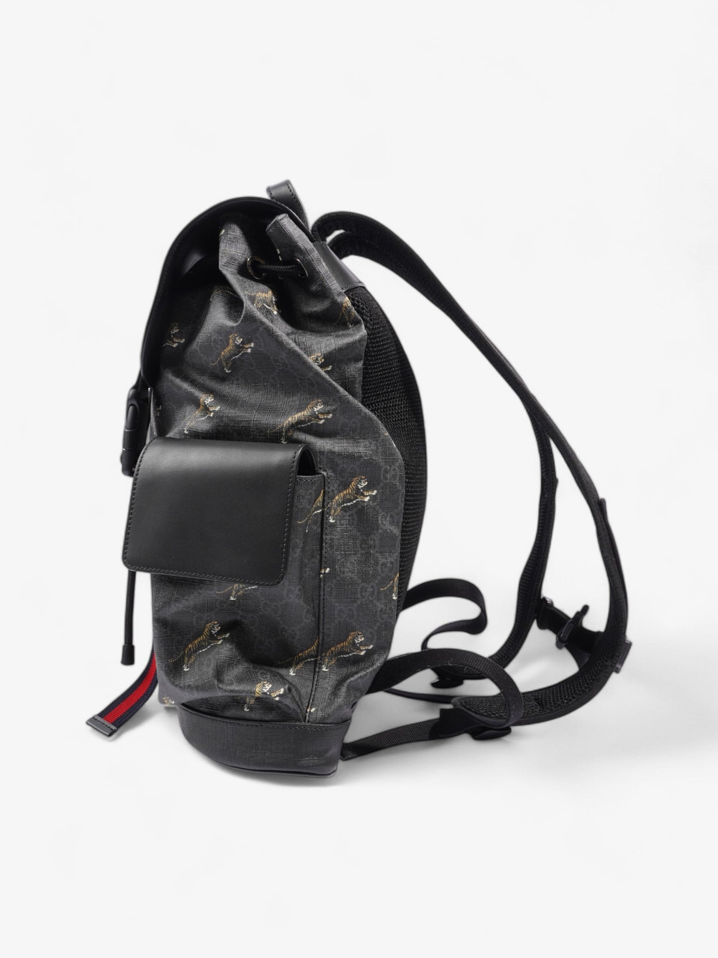 Gucci Tiger Backpack Supreme Canvas Black