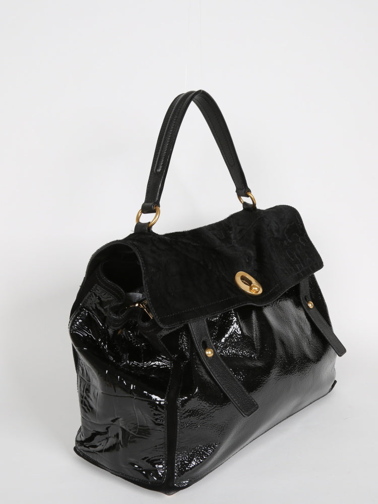YSL Saint Laurent YSL Saint Pony Hair Two Bag Travel Bag