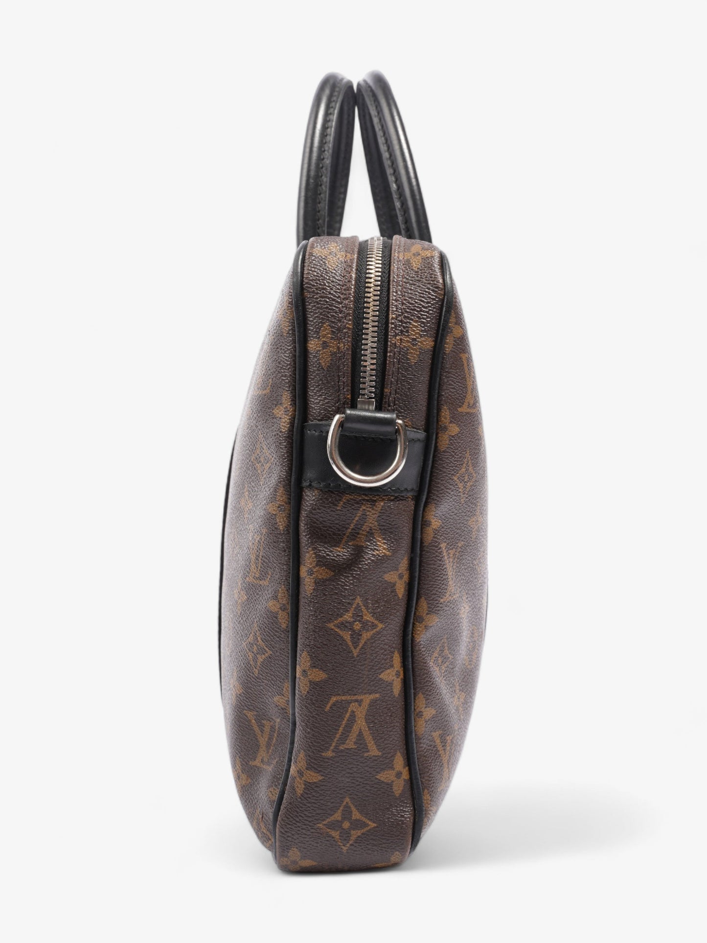 Louis Vuitton Porte-Documents Voyage Coated Monogram Black PM Canvas Coated Canvas Apparel