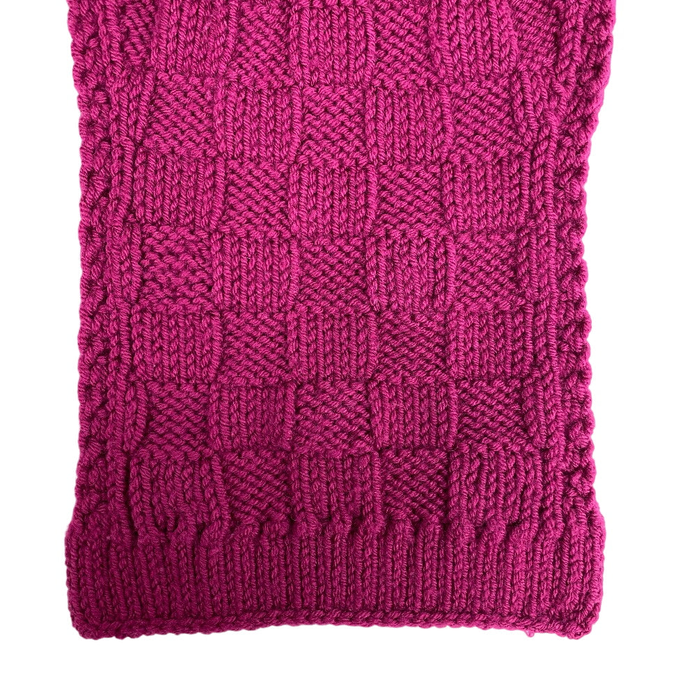 Louis Vuitton Scarf purple Echarpe Constance Wool Apparel