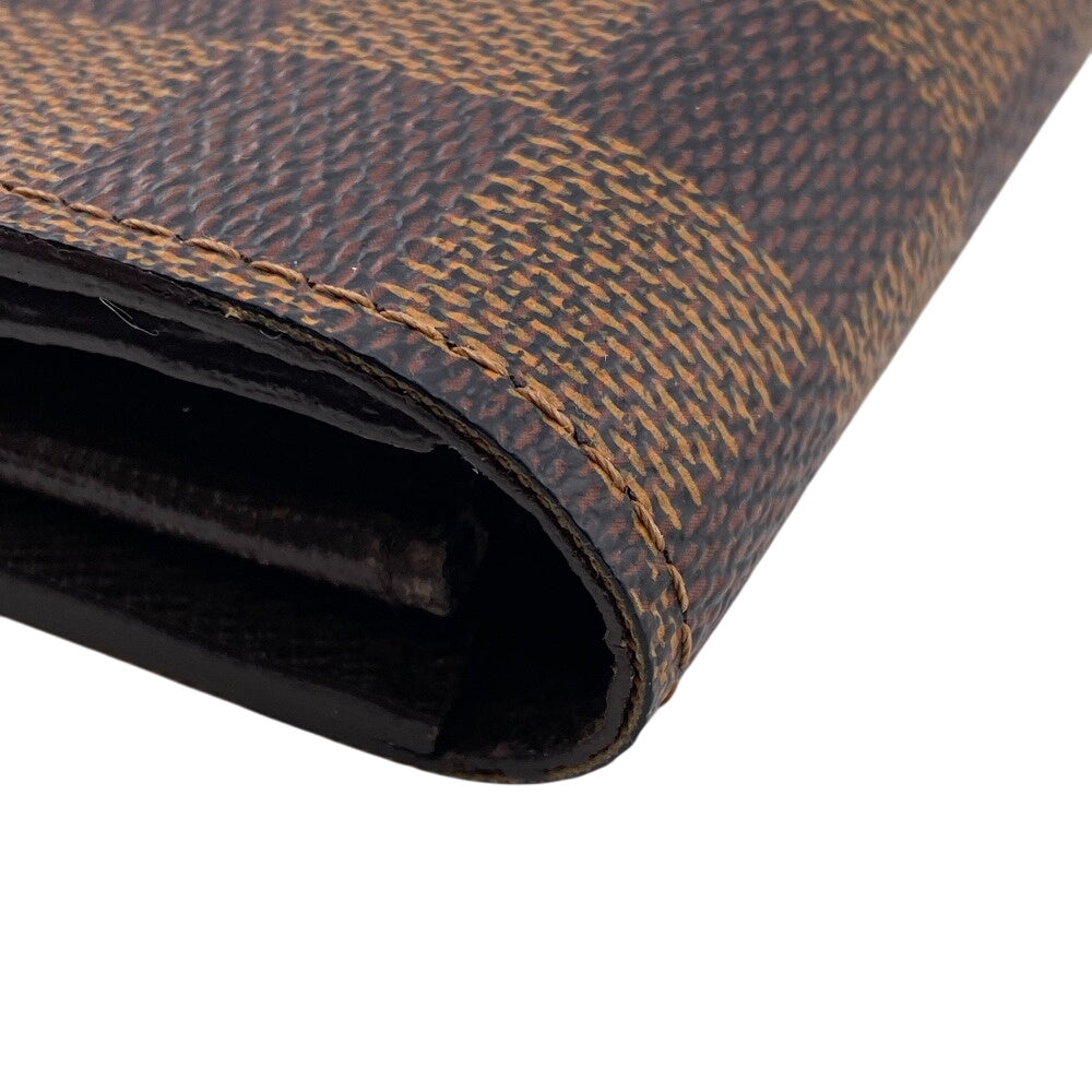Louis Vuitton Long Purse N61734 Damier Brown Wallet Case