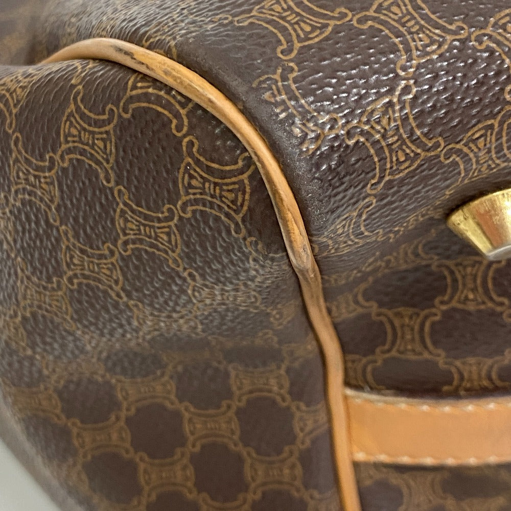 Pvc Macadam Brown Travel Bag