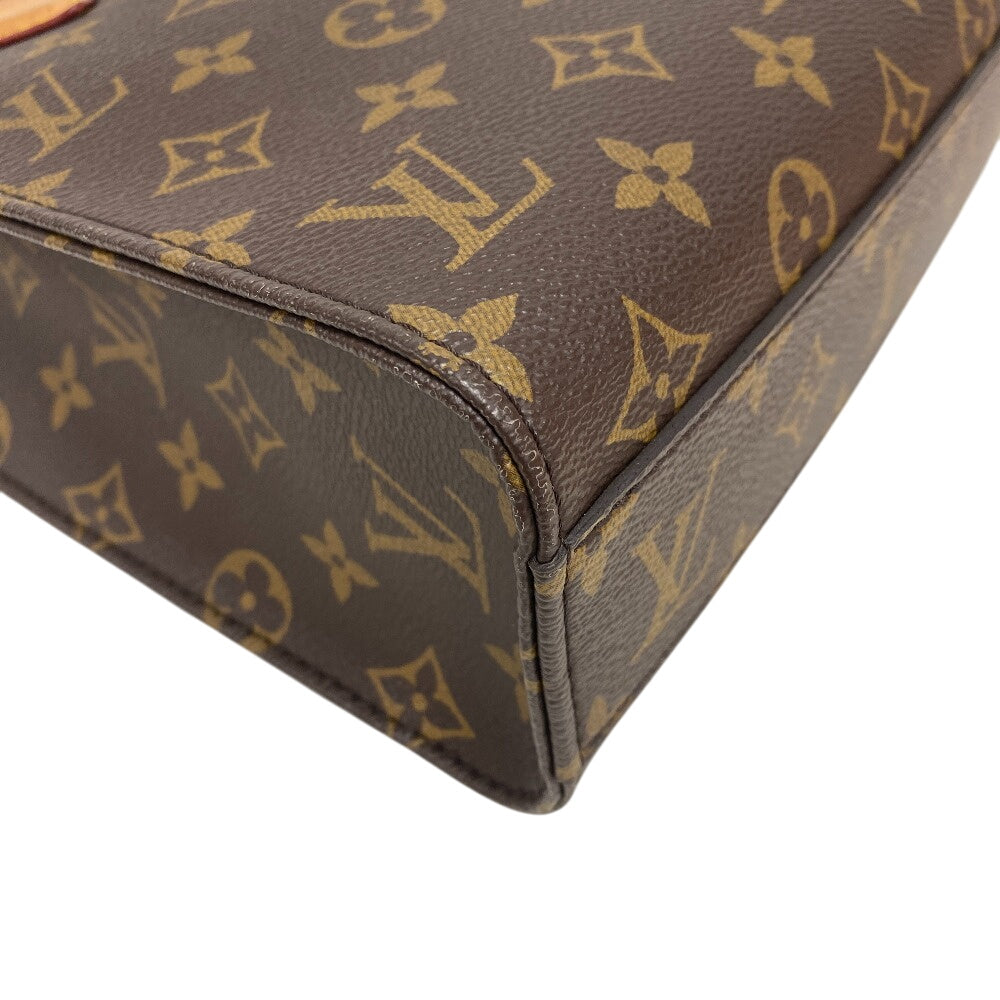 Louis Vuitton M45847 2way Sac PlatBB Monogram Leather Brown Shoulder Bag