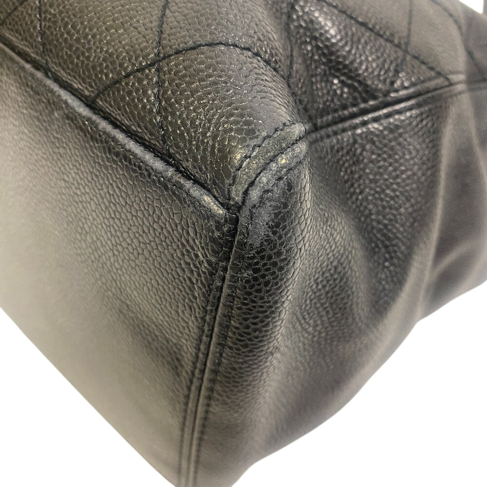 Chanel Caviar skin Matrasse Black Handbag