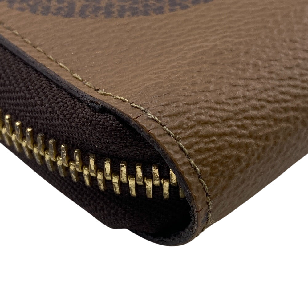 Louis Vuitton Long Purse M69353 Giant Reverse Monogram Leather Brown Wallet Case