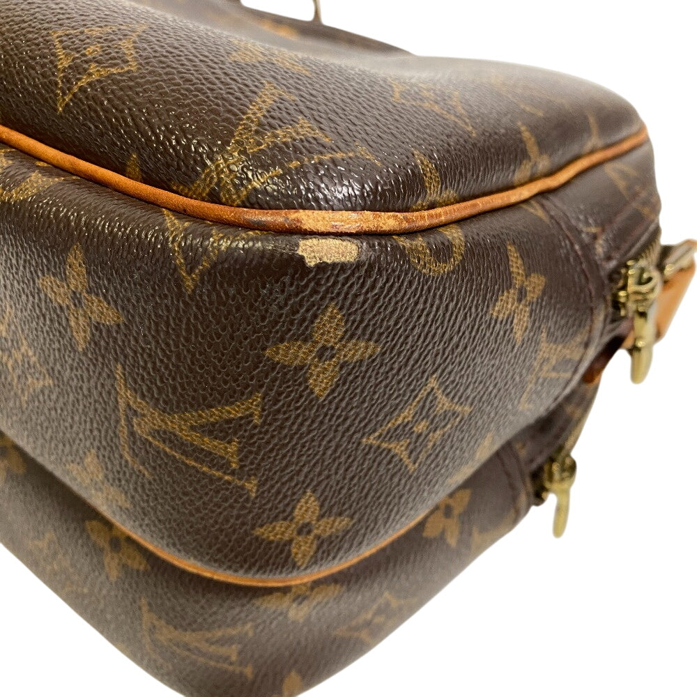 Louis Vuitton M45254 Reporter PM Monogram Leather Brown Shoulder Bag