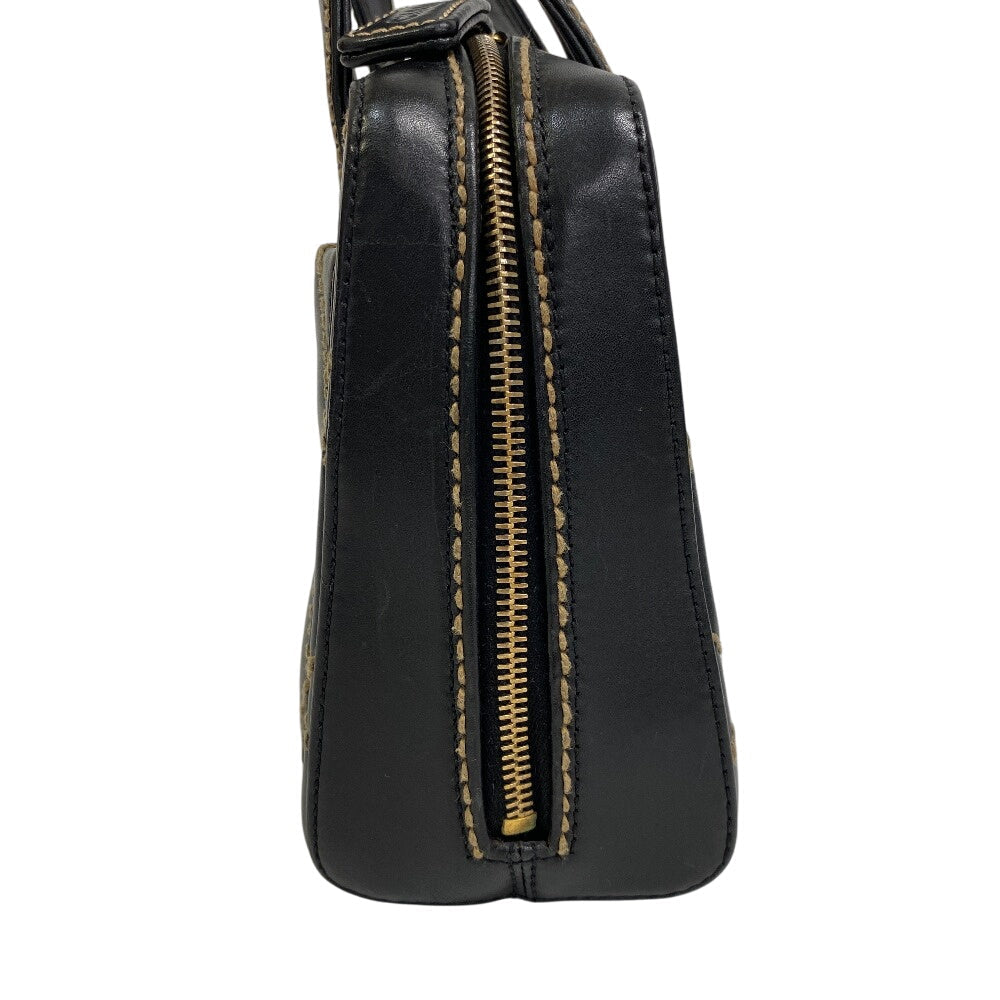 Chanel Wild stitch Black Leather Handbag