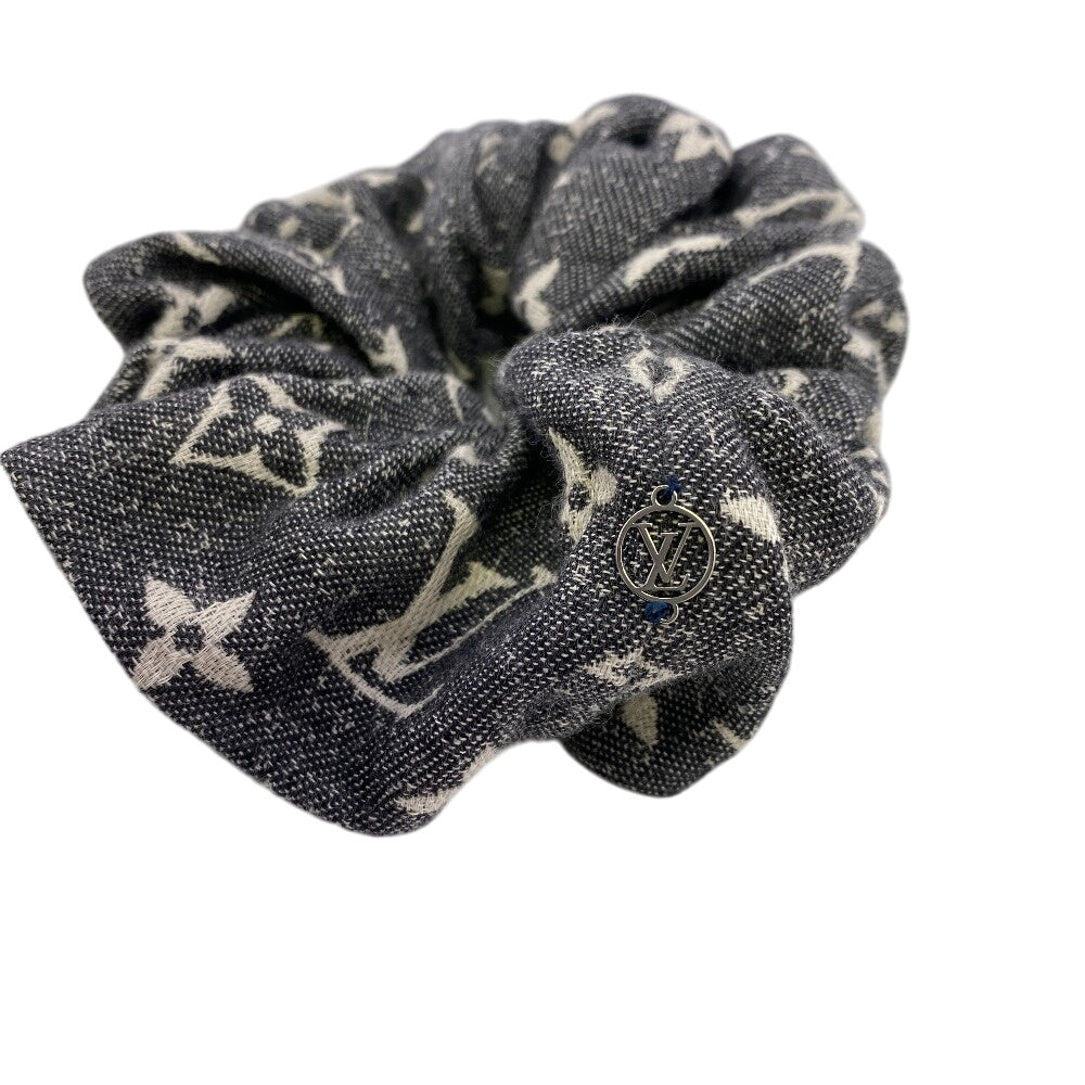 Louis Vuitton hair accessory M78226 jacquard Monogram Denim Cotton Gray Handbag