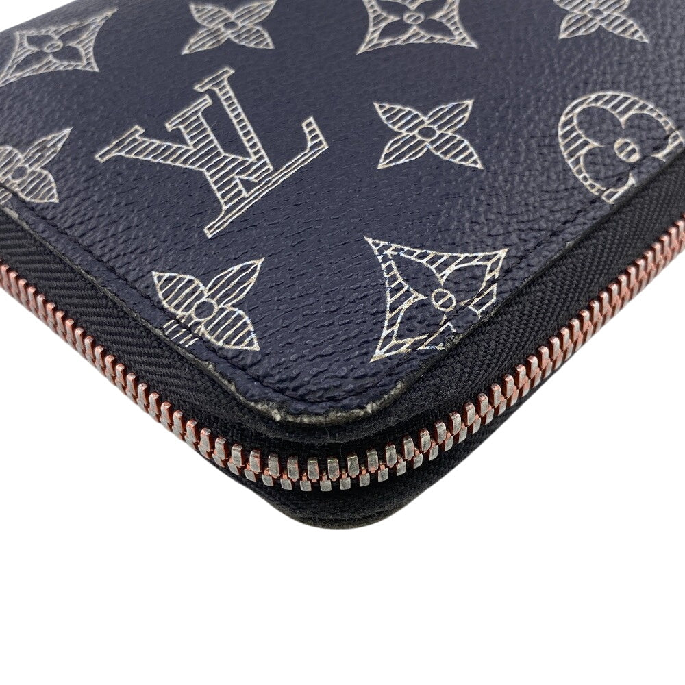 Louis Vuitton Long Purse M62931 Ink Monogram Navy Wallet Case