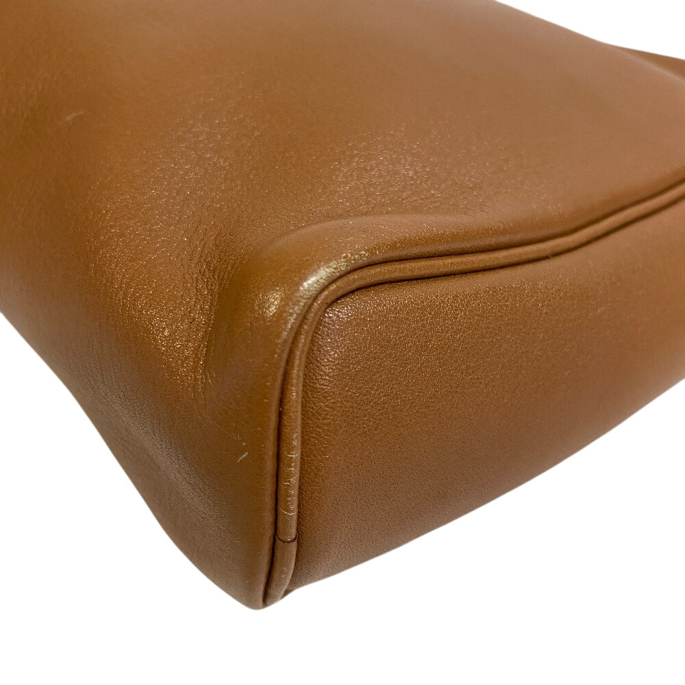 Hermes Shoulder Bag Jockey Leather Brown