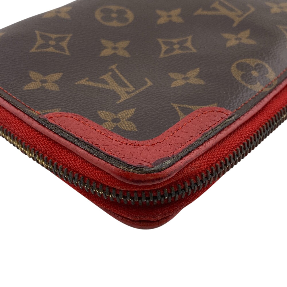 Louis Vuitton Long Purse M61452 Retiro Daily Monogram Leather Brown Wallet Case