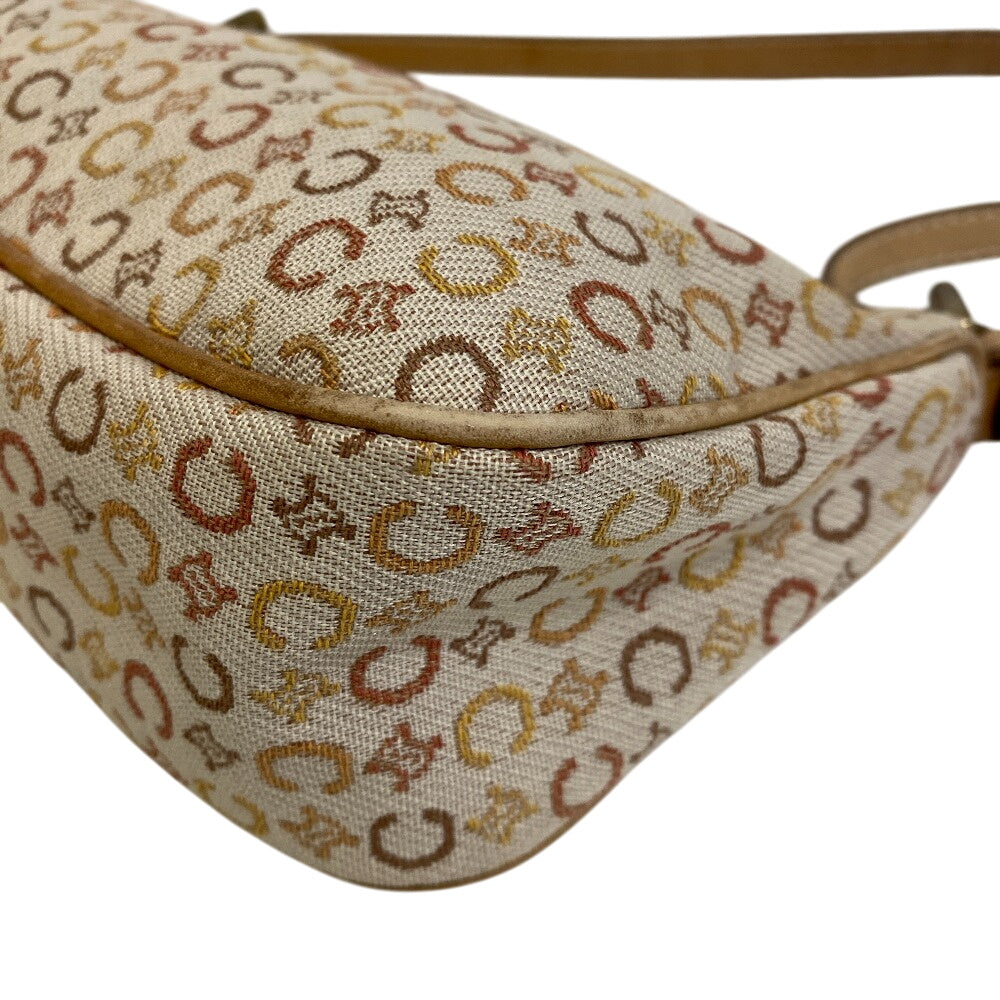 Cf C Macadam Jacquard Canvas Beige Travel Bag