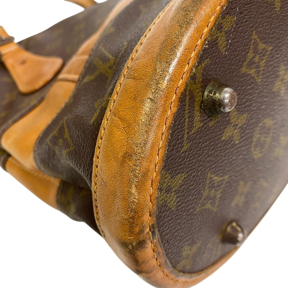 Louis Vuitton BucketPM Monogram Leather Brown Bucket Bag