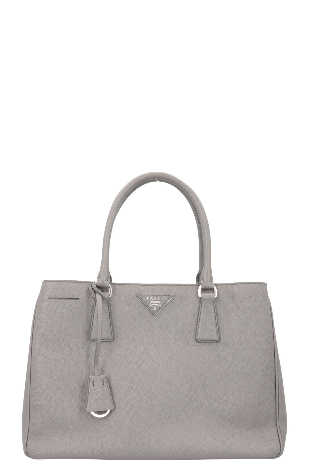 Prada Tote Bag Grey Saffiano Gray