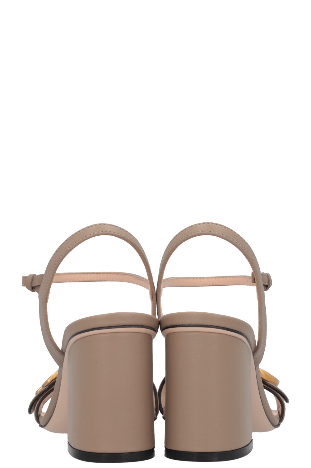 GUCCI Marmont Heels Leather Mud