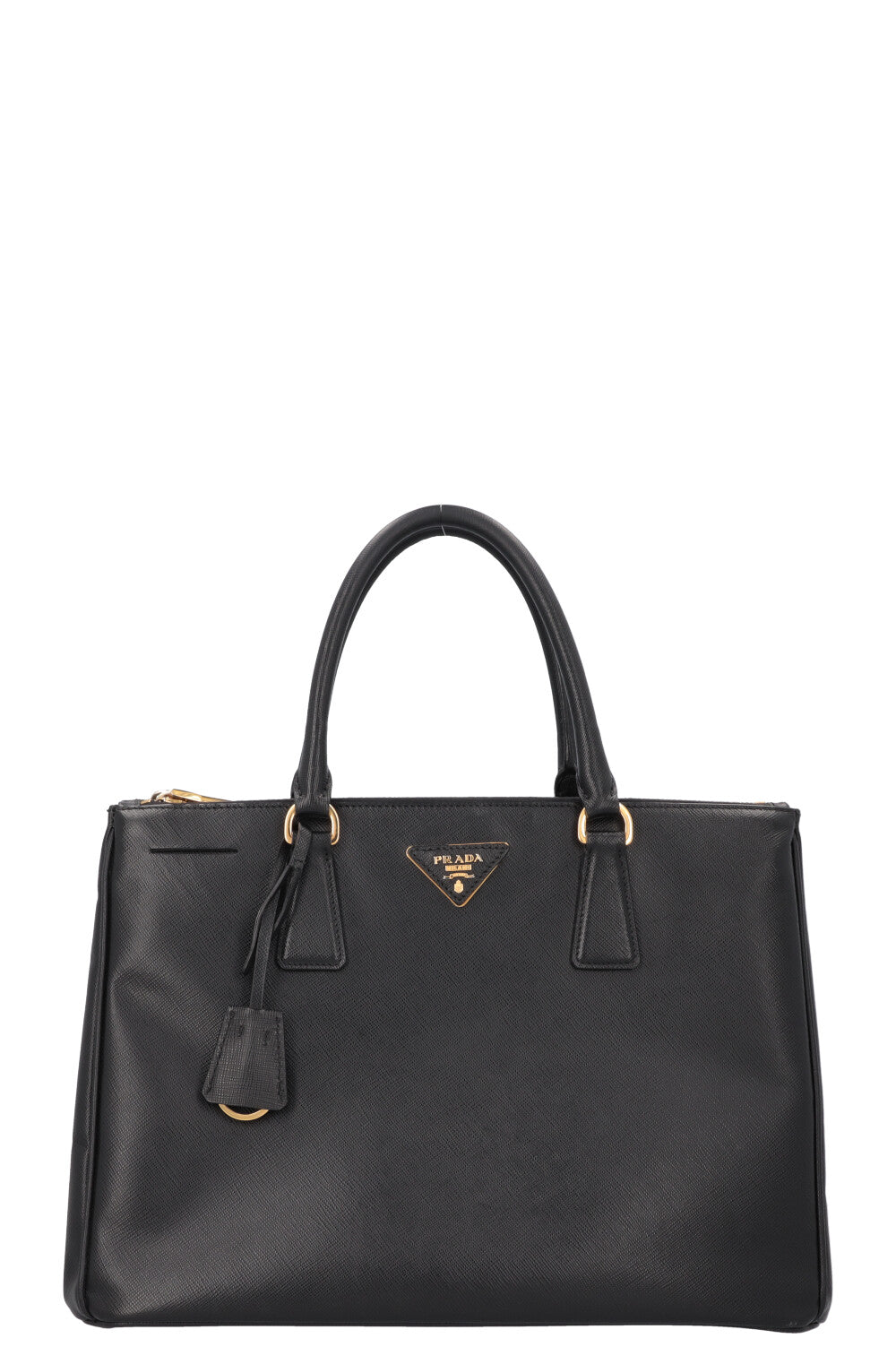 Prada Tote Bag Galleria 2 Saffiano Black Large