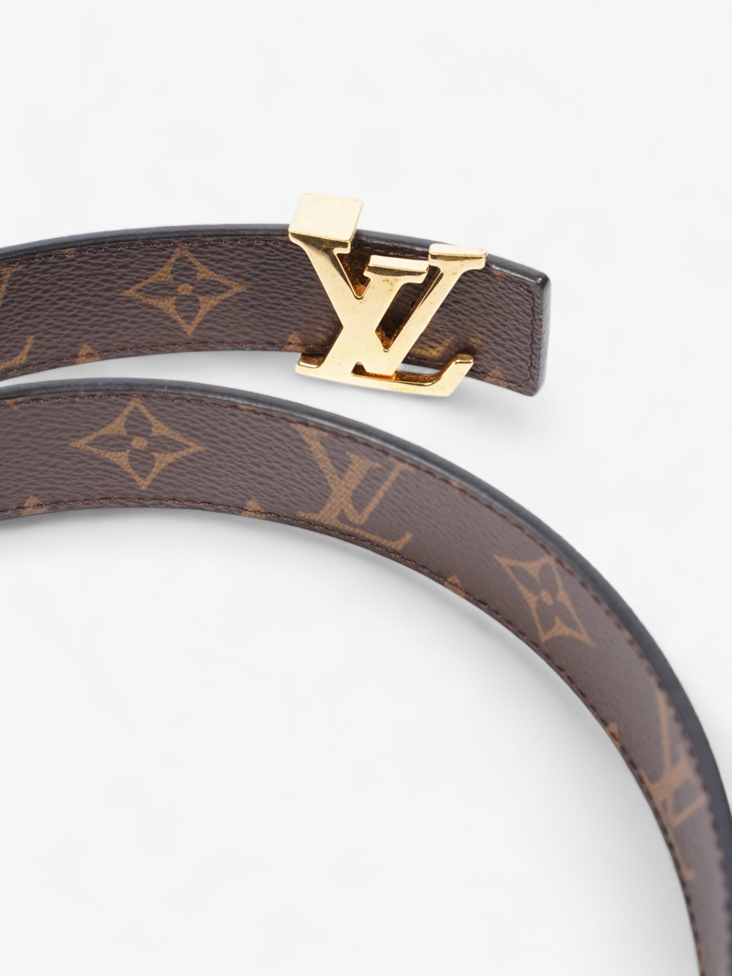 Louis Vuitton Iconic 25MM Reversible 80cm 32" Monogram Canvas Black Belt
